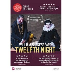 Shakespeare:‎ Twelfth Night (Globe on Screen) DVD NTSC USA/CAN - NEW Region 1